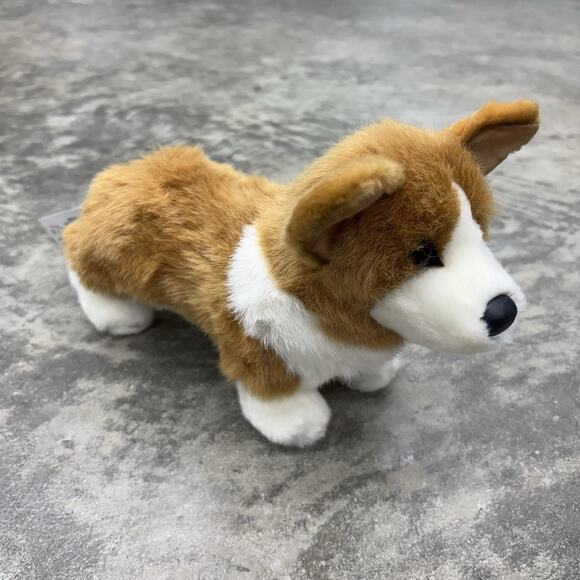 NWT DOUGLAS Corgi Stuffed Plush Soft Puppy Dog Plushie Tan White Stuffed Animal - Picture 3 of 14